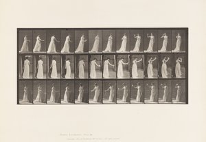 Libation auf den Boden gießen, aus dem Kelch trinken von Eadweard Muybridge