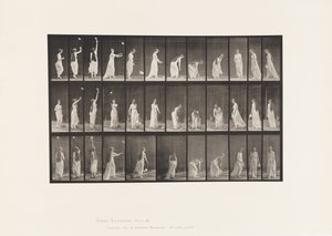 Tafel 463. Nach oben greifen, sich bücken und umdrehen von Eadweard Muybridge