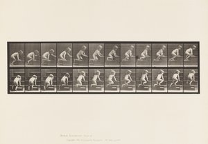 Tafel 472. Kind, krabbelt die Treppe hinauf, 1885 von Eadweard Muybridge