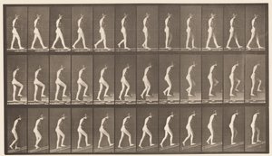 Tafel 482. A, Gehen; B, Treppen steigen; C, Abwärts geneigt