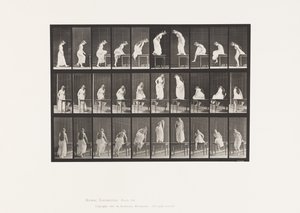 Tafel 513. Auf den Tisch steigen und absteigen von Eadweard Muybridge