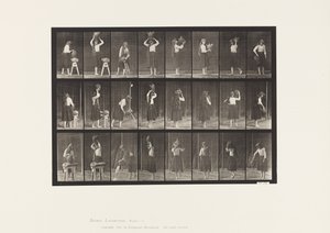 Tafel 517. Verschiedene Bewegungen mit einem Wasserkrug von Eadweard Muybridge