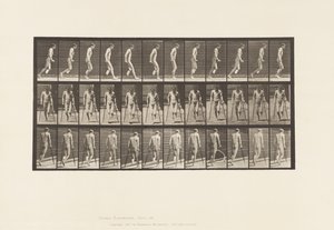 Tafel 537. Einfache Amputation des Beins; Hüpfen mit Krücken