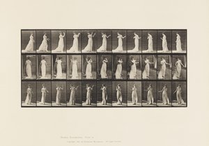 Gehen, sich umdrehen, Handlung der Abneigung von Eadweard Muybridge