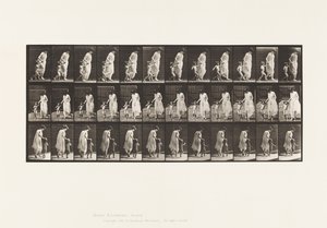 Tafel 72. Laufen, Kind an der Hand führend von Eadweard Muybridge