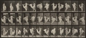 Tafel Nummer 192. Tanzen (fantasievoll) von Eadweard Muybridge