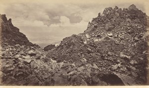 Quezaltenango vom Krater eines Vulkans von Eadweard Muybridge