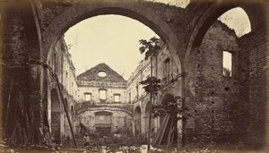 Ruinen der Kirche von Santo Domingo-Panama von Eadweard Muybridge