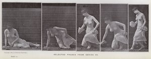 Die menschliche Figur in Bewegung: Ausgewählte Phasen aus Serie 56 von Eadweard Muybridge