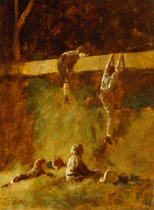 Im Stall von Eastman Johnson