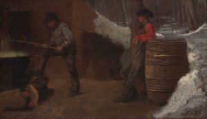 The Sugar Camp von Eastman Johnson