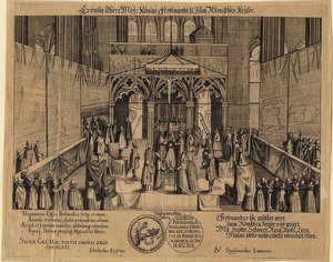 Die Krönung König Ferdinand II. zum Römischen Kaiser