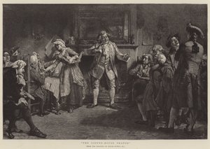 Der Redner im Kaffeehaus von Edgar Bundy