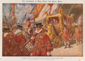 Die Krönung von König George V.