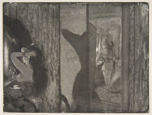 Schauspielerinnen in ihren Umkleideräumen