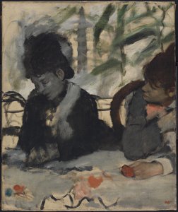 Im Café von Edgar Degas