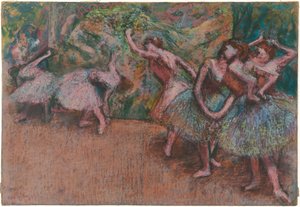 Ballettszene, um 1907 von Edgar Degas