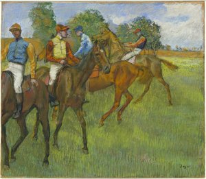 Vor dem Rennen, ca. 1887-89 von Edgar Degas