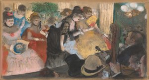 Café-Konzert (Kabarett), um 1876-77 von Edgar Degas