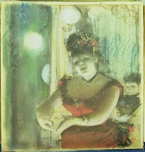 Café-Konzert-Sängerin, ca. 1878 von Edgar Degas
