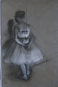 Tänzerin stehend mit hinter dem Rücken verschränkten Händen, 1874