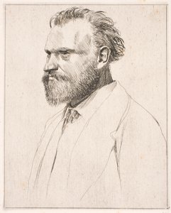 Edouard Manet. Brustbildnis von Edgar Degas