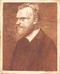 Edouard Manet, Brustbildnis (Manet en buste) von Edgar Degas