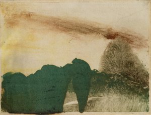 Wald in den Bergen, ca. 1890 von Edgar Degas