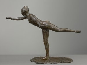 Große Arabeske, zweite Zeit, modelliert ca. 1880er, gegossen 1919-21 von Edgar Degas