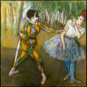 Harlekin und Colombine von Edgar Degas