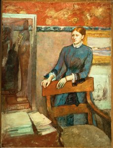 Helene Rouart im Arbeitszimmer ihres Vaters von Edgar Degas