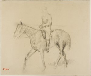 Pferd und Reiter von Edgar Degas