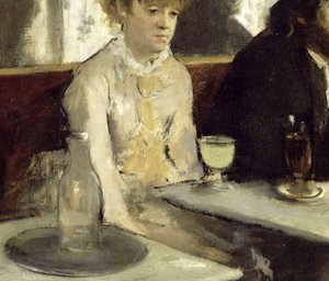 In einem Café oder L’Absinthe