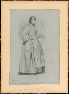 Italienerin (Gaeta) von Edgar Degas