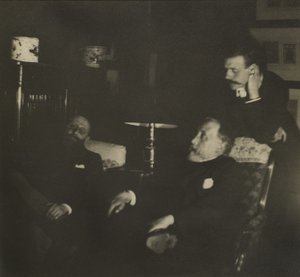 Jules Taschereau, Edgar Degas und Jacques-Emile Blanche, Dezember 1895 von Edgar Degas