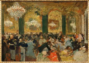 Das Abendessen beim Ball von Edgar Degas