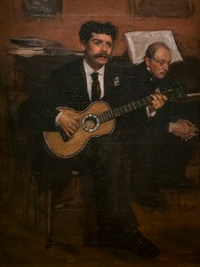 Lorenzo Pagans und Augustus De Gas von Edgar Degas