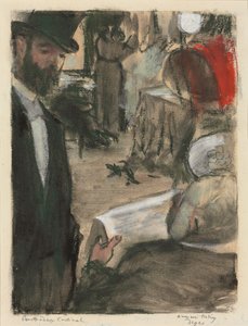 Ludovic Halevy fand Madame Cardinal in einer Lounge, 1876-1877