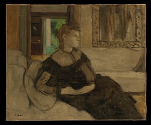 Madame Théodore Gobillard (Yves Morisot, 1838–1893) von Edgar Degas