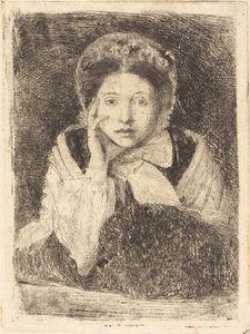 Marguerite De Gas, die Schwester des Künstlers von Edgar Degas