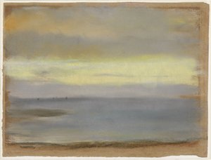 Meer, Sonnenuntergang von Edgar Degas