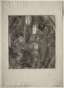 Mary Cassatt im Louvre: Die etruskische Galerie von Edgar Degas