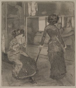 Mary Cassatt im Louvre: Die etruskische Galerie