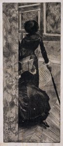Mary Cassatt im Louvre, Die Gemäldegalerie, 1879-80
