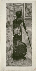 Mary Cassatt in der Gemäldegalerie im Louvre