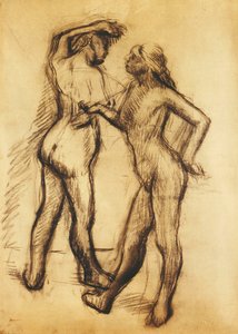 Aktstudie von Edgar Degas