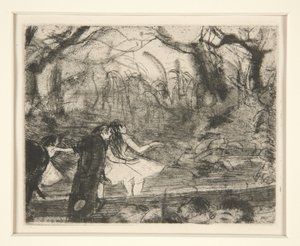 Auf der Bühne III, 1877 von Edgar Degas