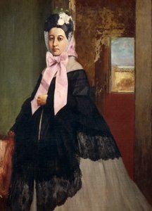 Porträt von Therese de Gas, Herzogin von Morbilli (1840-1912), Schwester des Künstlers von Edgar Degas