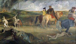 Kriegsszene im Mittelalter, ca. 1865 von Edgar Degas