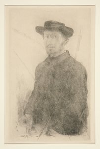 Selbstporträt, 1857 von Edgar Degas